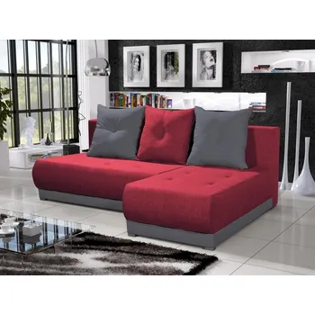 Sedací souprava Rohová sedačka KAISON 18, červená/šedá + vyzvednutí ZDARMA