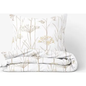 Povlečení Bavlněné povlečení - Okrasné rostliny 140 x 200 a 70 x 90 cm