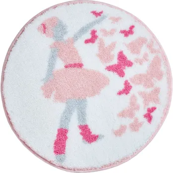 Koupelnová předložka GRUND BALLERINA růžová ø 60 cm, Koupelnová předložka