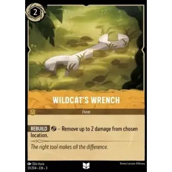 Sběratelská karetní hra INK 031/204 Wildcat's Wrench - Into The Inklands Stav: Near Mint, Verze: NORMAL