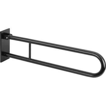 Madlo do koupelny HANDICAP madlo sklopné 813mm, černá mat XH518B