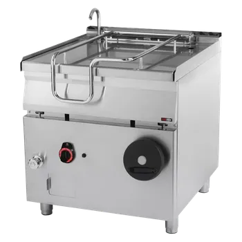 Pečicí pánev Pánev sklopná manuální plynová 80 l nerezové dno | REDFOX - BR 90/80 G/N