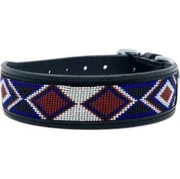 Obojek pro psa Kožený obojek pro psy zdobený korálky - Yolopet Limitovaná edice