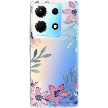 Pouzdro na mobilní telefon Odolné silikonové pouzdro iSaprio - Leaves and Flowers - Infinix Note 30