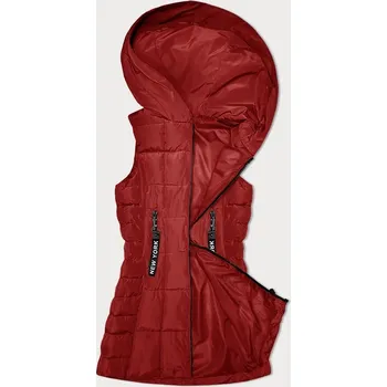 Dámská vesta Červená dámská vesta s kapucí S'West (B8225-4) odstíny červené L (40)