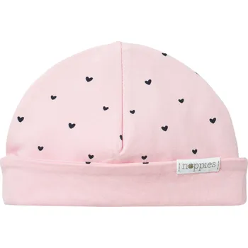 Kojenecká čepice ČEPIČKA NOPPIES NEW YORK, RŮŽOVÁ BAVLNA Velikost: 3-6 MĚSÍCŮ