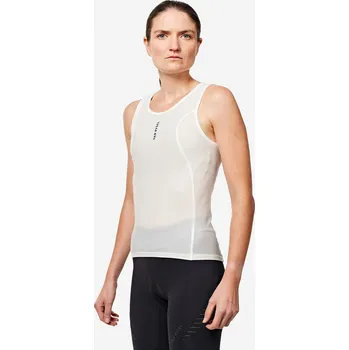 Pánské tričko VAN RYSEL Dámské cyklistické spodní tílko do teplého počasí bílé M BÍLÁ
