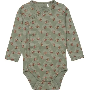Kojenecký body BODY FIXONI ZAVINOVACÍ, S TLAPKAMI, SEA SPRAY Velikost: 56