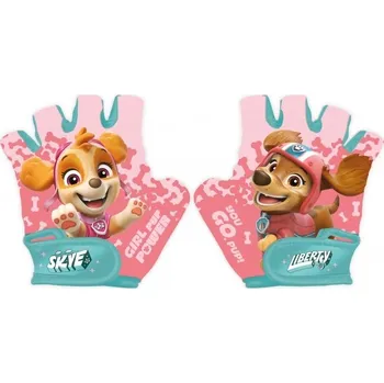 Chránič rukou Cyklorukavice Tlapková Patrola růžové