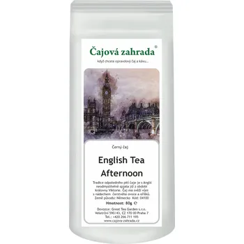 Čaj Čajová zahrada English Afternoon Tea - černý čaj Varianta: černý čaj 500g