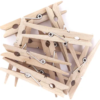 Kolíček na prádlo Dřevěné kolíčky 7,2cm 10ks - přírodní