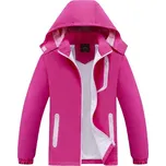 KUGO DÍVČÍ ŠUSŤÁKOVÁ BUNDA B2868, velikost 116-122 Barva: Růžová, Velikost: 116