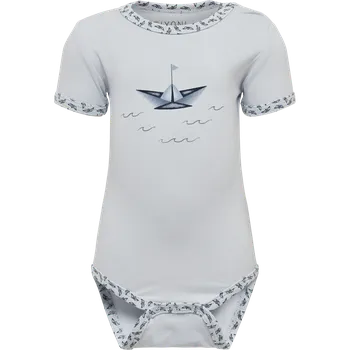 BODY FIXONI KOJENECKÉ. S LODIČKOU, MODRÉ , BAVLNA Velikost: 62