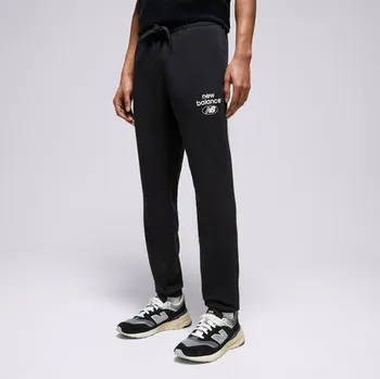 Pánské kalhoty New Balance Kalhoty Kalhoty Essentials Reimagined Frenc Bk Černá L