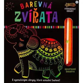 interaktivní kniha Svojtka & Co. Barevná zvířata - Vyškrabávací obrázky