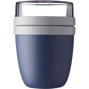 Svačinový box MEPAL DÓZA NA JÍDLO MEPAL, ELLIPSE DĚLENÁ 500 + 200 ML, NORDIC DENIM