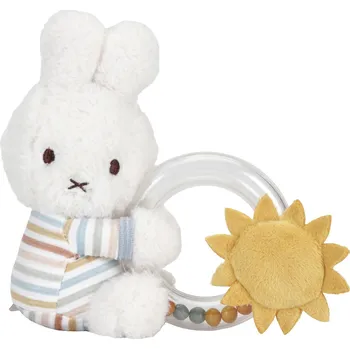 LITTLE DUTCH / TIAMO CHRASTÍTKO LITTLE DUTCH NA KROUŽKU, KRÁLÍČEK MIFFY VINTAGE PROUŽKY