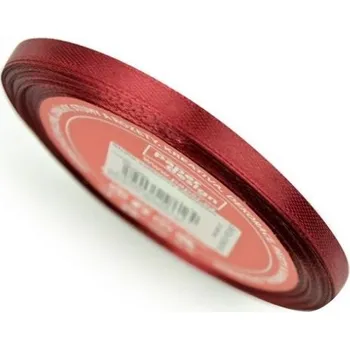 Stuha Stuha saténová 6 mm, bordó, 32 m