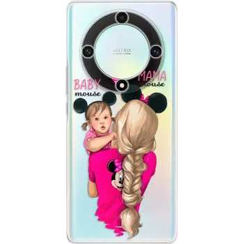 Pouzdro na mobilní telefon Odolné silikonové pouzdro iSaprio - Mama Mouse Blond and Girl - Honor Magic5 Lite 5G