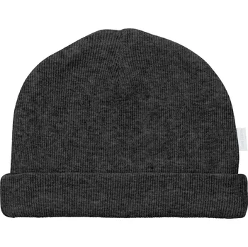 Kojenecká čepice ČEPIČKA NOPPIES NEVEL, TMAVĚ ŠEDÁ Velikost: 0-3 MĚSÍCE