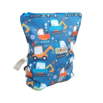 Dětský batoh Dětský softshellový batůžek Monkey Mum® - Hravé staveniště Malý (0-3 roky)