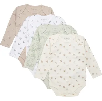 Kojenecký body BODY FIXONI KOJENCKÉ 4 KS UNI, MOONLIGHT Velikost: 74