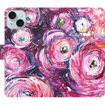 Pouzdro na mobilní telefon Flipové pouzdro iSaprio - Retro Paint 02 - iPhone 15 Plus