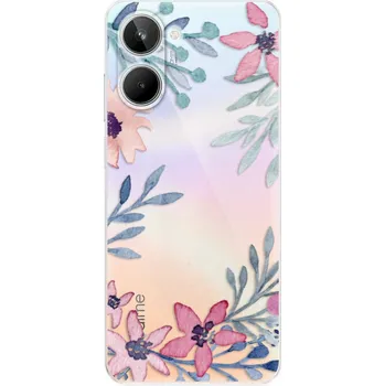 Pouzdro na mobilní telefon Odolné silikonové pouzdro iSaprio - Leaves and Flowers - Realme 10