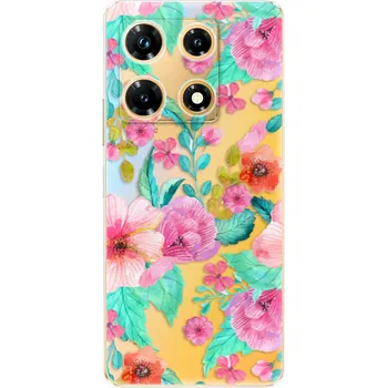 Pouzdro na mobilní telefon Odolné silikonové pouzdro iSaprio - Flower Pattern 01 - Infinix Note 30 PRO