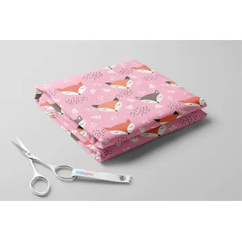 Softshell zimní, Spící lišky Barva: Růžová