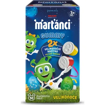 WALMARK Marťánci Gummy Velikonoce 50 tbl. + razítka WALMARK Marťánci Gummy Velikonoce 50 tbl. + razítka
