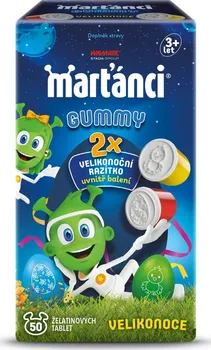 WALMARK Marťánci Gummy Velikonoce 50 tbl. + razítka