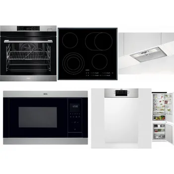 Set domácích spotřebičů AEG BSK782380M + AEG Mastery DirectTouch HK654070FB + AEG DGB3523S + AEG Mastery MSB2547D-M + AEG Mastery MaxiFlex FEE73517PM + AEG TSC6M181ES