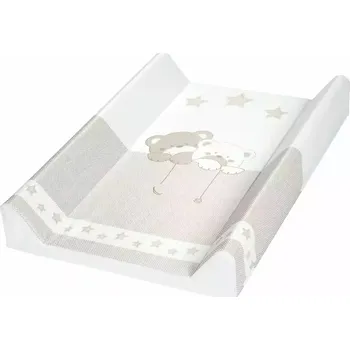 Přebalovací podložka AlberoMio Přebalovací podložka tvrdá Medvídek béžový 70x50cm (185)