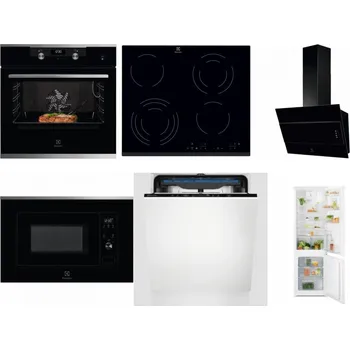 Set domácích spotřebičů ELECTROLUX KODEC75X2 + ELECTROLUX EHF6343FOK + ELECTROLUX LFV316K + ELECTROLUX LMS2203EMX + ELECTROLUX EES48200L + ELECTROLUX LND5FE18S