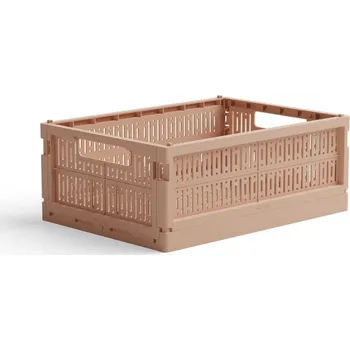 Úložný box Skládací přepravka midi Made Crate - blush