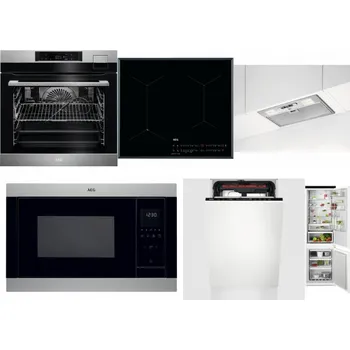 Set domácích spotřebičů AEG BSK792380M + AEG Mastery SenseFry IAE64431FB + AEG DGB3523S + AEG Mastery MSB2547D-M + AEG Mastery MaxiFlex FSE73507P + AEG TSC6M181ES