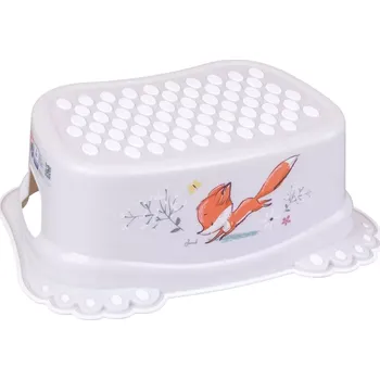 Stolička Protiskluzové stupátko Tega Baby Lesní zvířátka šedé