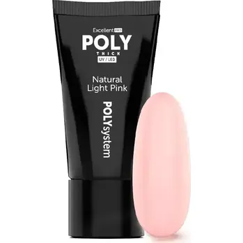 Umělé nehty POLYGEL V TUBĚ NATURAL LIGHT PINK 30ml (Polygel v tubě Natural Light Pink)