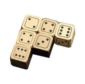 Puzzle Kovové hrací kostky - 1 kus