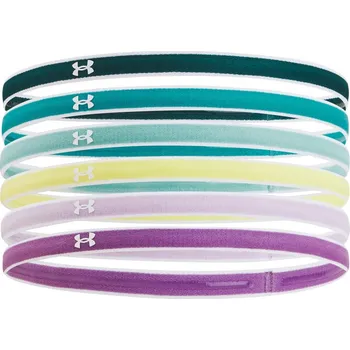 Sportovní čelenka Mini Headbands 6 Pack | Hydro Teal/Circuit Teal/White