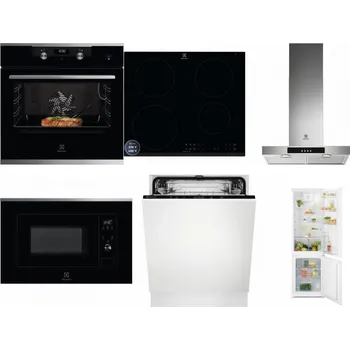 Set domácích spotřebičů ELECTROLUX KODEC75X2 + ELECTROLUX LIR60433B + ELECTROLUX LFT426X + ELECTROLUX LMS2203EMX + ELECTROLUX EEA27200L + ELECTROLUX LND5FE18S