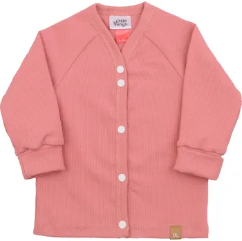 růžový bavlněný kabátek