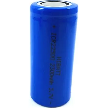Akumulátor Hibatt 3.7V 22500 ICR 3.7V lithiová baterie 2300mah pro elektronickou cigaretu, masážní hlavici, čelovku
