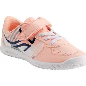 Dětská běžecká obuv DECATHLON Dětské boty na suchý zip TS130 30 BÍLÁ|MODRÁ|RŮŽOVÁ