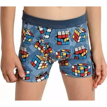 Chlapecké boxerky Cornette Kids Cube velikost 98/104