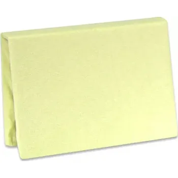 Dětská postýlka Nepropustné prostěradlo Zdravý sen froté žluté