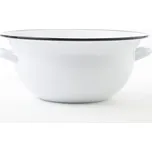 OLYMP Olymp, smaltovaný vajlik/krajáč 32 cm, 6 l, bílý