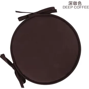 Polštář Kulatý polštář na židli - Kávová,30cm