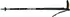 Trekingová hůl FIZAN Classic S20 7504 černá 68-140 cm
